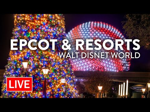 🔴LIVE: A Festive Evening at EPCOT & Resorts | Walt Disney World Live Stream