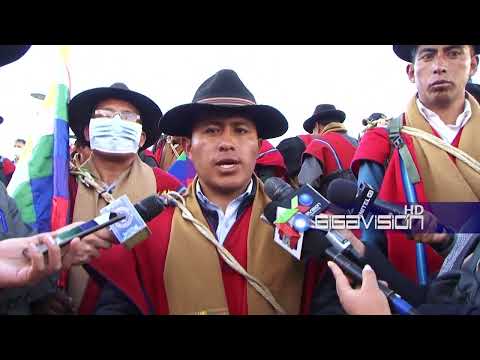 Ponchos Rojos exigen la presencia del Presidente Luis Arce en Omasuyo para atender su pliego en un