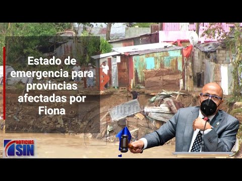 Conocerán solicitud de estado de emergencia para provincias afectadas por Fiona