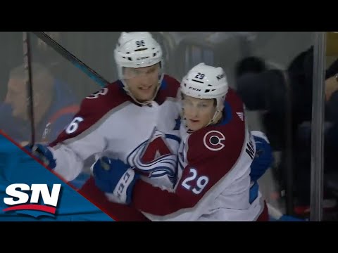 Avalanches  Nathan MacKinnon Flies By Rangers Defence To Pot Beautiful Goal