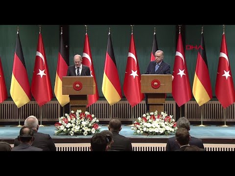 #CANLI Cumhurbaşkanı Erdoğan  ve Olaf Scholz Ortak Açıklama Yaptı