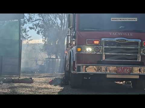 Person found dead after house fire in Vacaville’s English Hills area