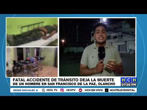 Una persona muerta y otra herida deja fatal accidente en San Francisco de La Paz, Olancho
