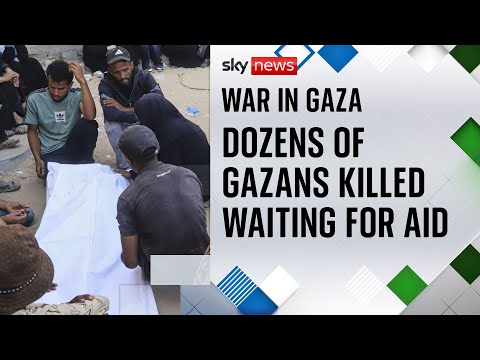 Israeli troops accused of 'shooting at Palestinians waiting for aid'
