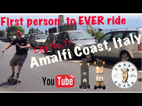 Europe Tour - Amalfi Coast Italy - City No.11 - Andrew Penman EBoard Reviews YouTube -Vlog No.160