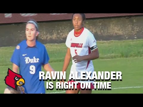 Louisville’s Ravin Alexander Is Right On Time