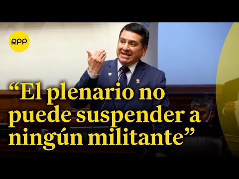 Luis Aragón responde a Ricardo Burga sobre suspensión de militantes de Acción Popular