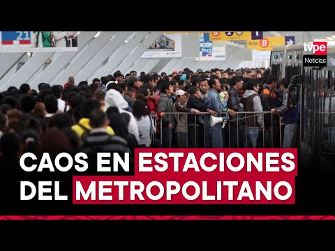 Metropolitano: demoras y largas colas por bus descompuesto en Estación Caquetá