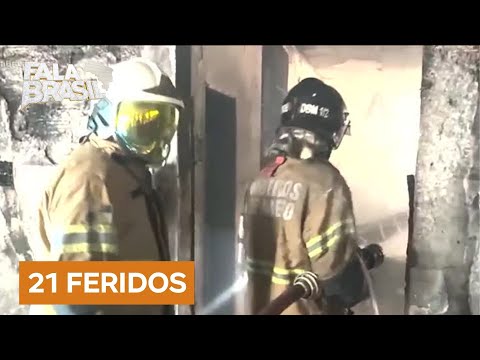 Incêndio em fábrica de tecidos no Rio deixa 21 feridos