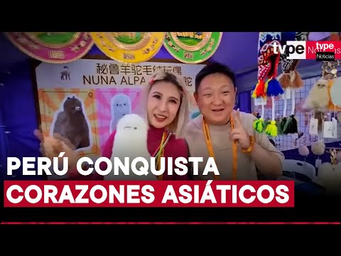 Un peruano en China: artesanía peruana brilla en importante feria asiática