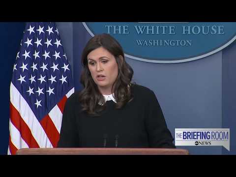 White House press briefing, likely on school safety, SCOTUS declining DACA case | ABC News