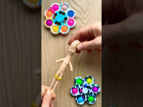 Squishy Baby Stretching! 😡😡😡 #asmr #shorts