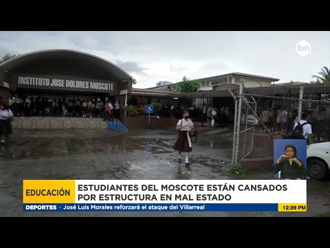 Estudiantes del Instituto José Dolores Moscote exigen mejores condiciones