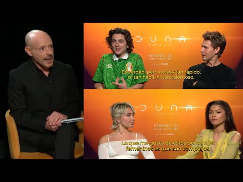 ¡IMPERDIBLE! Javier Fabracci en una entrevista exclusiva con los protagonistas de Dune 2