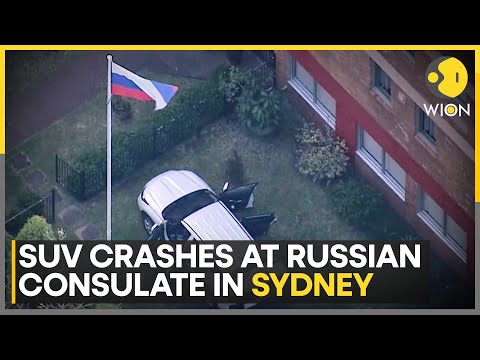 Man Rams His Car Into Gates Of Russian Consulate In Sydney, Gets Arrested | WION
