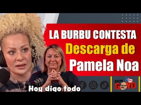 Angelique 'La Burbu' le contesta descarga a Pamela Noa