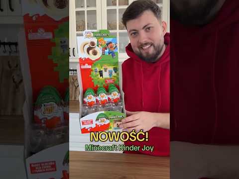 Otwieram *WSZYSTKIE* KINDER JOY MINECRAFT! 💚 *NOWOŚĆ W POLSCE!*