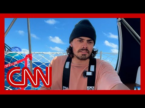 Anderson Cooper talks to man from his sailboat after he quit his job and is sailing around the world