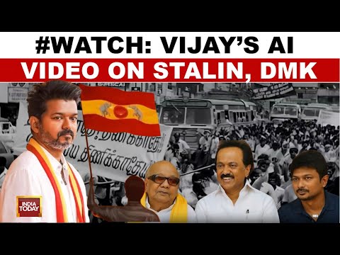 AI War In Tamil Nadu: Vijay's TVK Uses DMK Founder's Deepfake To Target Stalin | India Today News