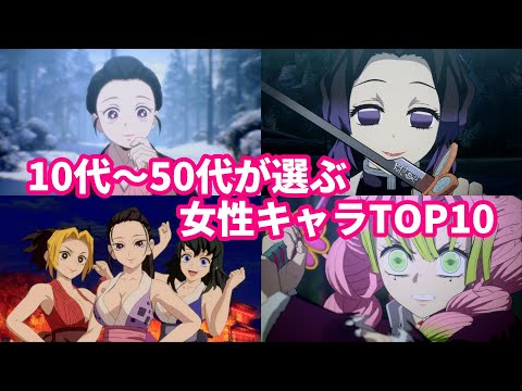 禰豆子を抑えた1位はまさかの…10~50代が選ぶ「ガチで結婚したい」女性キャラランキングTOP10 【鬼滅の刃ヒノカミ血風譚2】