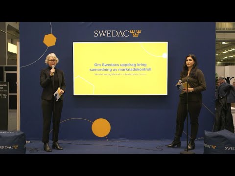 Om Swedacs uppdrag kring samordning av marknadskontroll – Kvalitetsmässan 2023