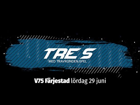 Speltips V75 Färjestad - 29 juni