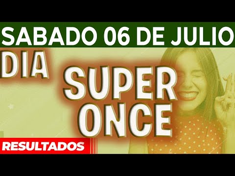 Resultado del sorteo Super Once Dia del Sábado 6 de Julio del 2024.