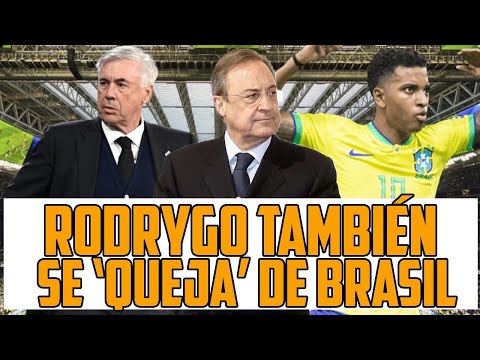 RODRYGO SE QUEJA DE SU ROL EN BRASIL DONDE ES TITULAR SIEMPRE PESE A TIRARSE NUEVE PARTIDOS SIN GOL