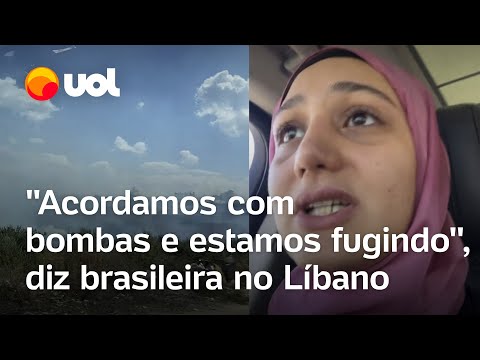 Brasileira que vive no Líbano deixa casa e tenta fugir após ataque de Israel: 'Acordamos com bombas'