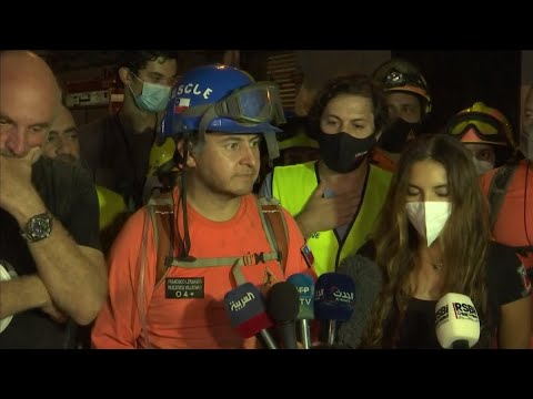 A un mes de la explosión en Líbano: Beirut agradece labor de rescatistas chilenos