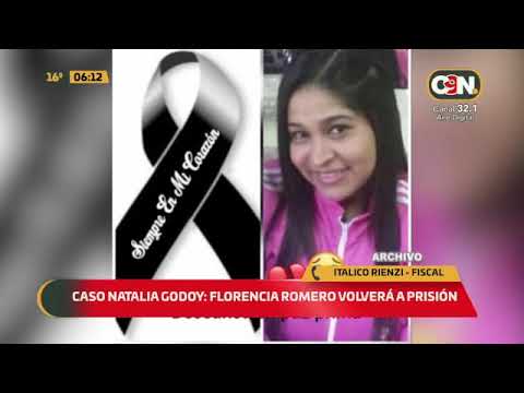 Caso Natalia Godoy: Florencia Romero continuaría cumpliendo arresto domiciliario