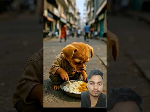 The poor puppy didn't have dollar for food #shortsfeed #shorts #animals #animal #dog #dogshorts