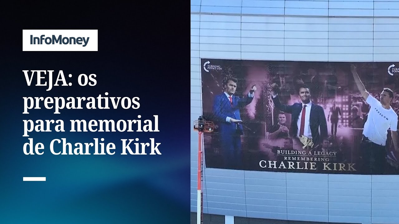 Vai ser histórico apoiadores de Charlie Kirk chegam ao estádio um dia antes do memorial