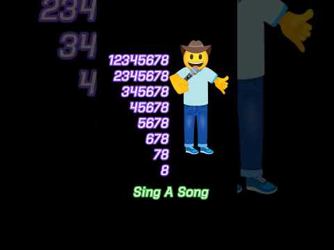 Number of singing #singasong #emoji #like #subscribe