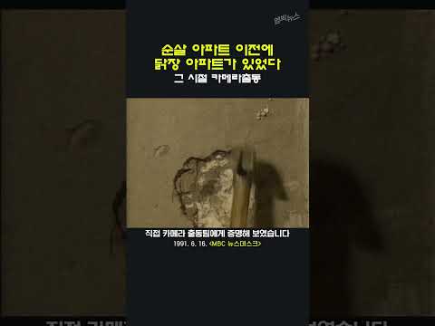 [그 시절 카메라 출동] 신 공법 아파트가 닭장 아파트??
