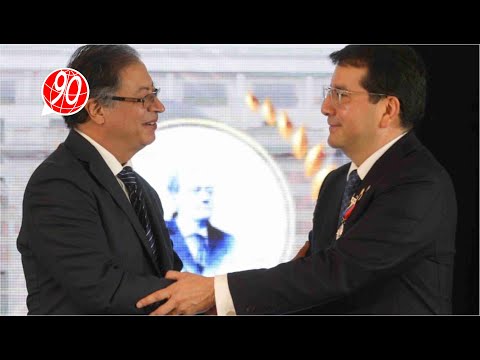 Presidente Gustavo Petro en  ceremonia de Condecoración José Ignacio de Márquez al Mérito Judicial