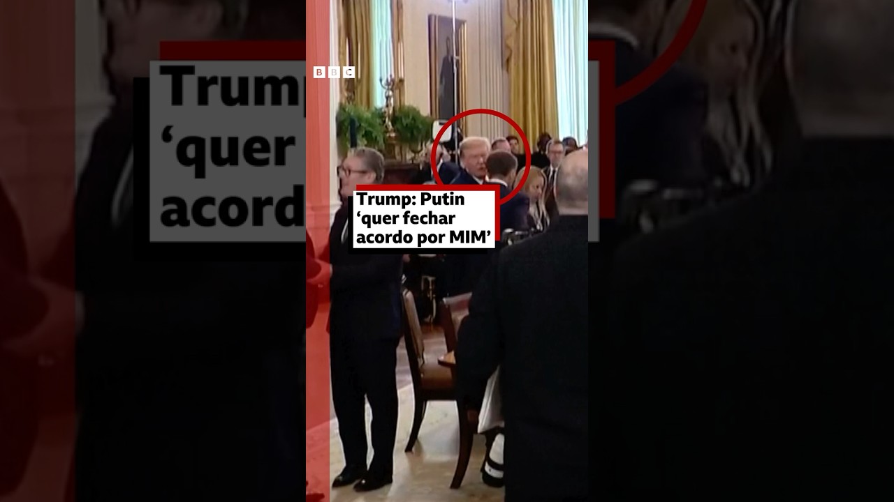 Microfone indiscreto grava Trump comentar que Putin ‘quer fechar acordo por mim’