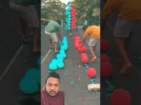 Red Blue #balloon #funny #fun #entertainment #ballongame #youtubeshorts #youtube #video #shorts