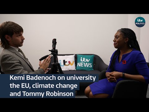 Tommy Robinson, university, the EU: Kemi Badenoch's pitch to young voters