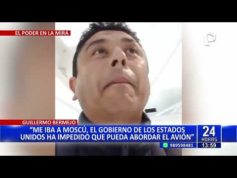 Guillermo Bermejo denuncia que Estados Unidos le impide viajar de México a Moscú