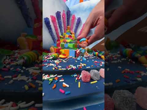 So Much Candy! Blippi’s CRAZIEST Challenge Yet 🍭🤯 | #shorts