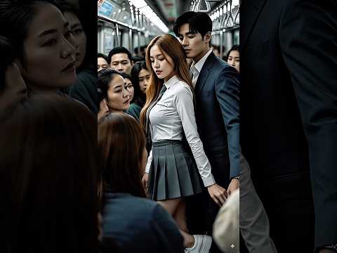 서울의 혼잡한 지하철 #subway #aiart #지하철 #short #subway