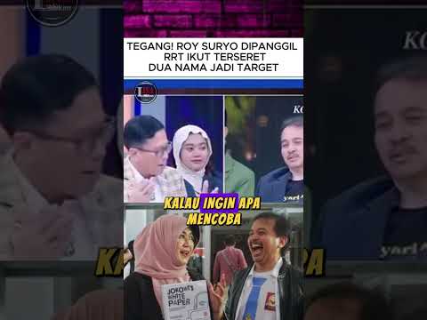 ROY SURYO TERANCAM MASALAH HUKUM SERIUS! RRT DIDUGA TERLIBAT DALAM ISU PANAS