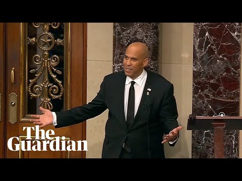 US senator Cory Booker delivers longest speech in Senate history