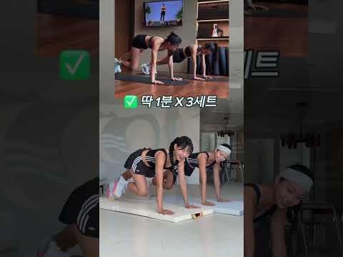 1분만에 전신이 불타오릅니다..플랭크챌린지