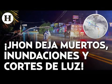 ¡Casi tan fuerte como Otis! Así fue el impresionante impacto del Huracán John en México