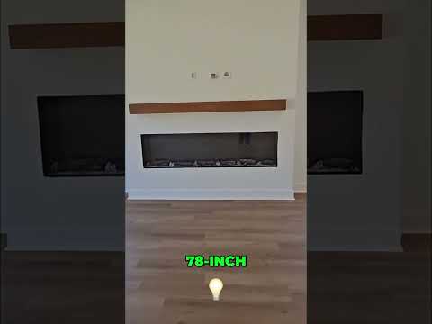 Modern Living Room Goals: 20-Foot Ceilings, Smart Tech & 78-Inch Fireplace!