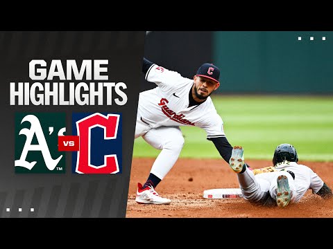 As vs. Guardians Game Highlights (4/20/24) | MLB Highlights