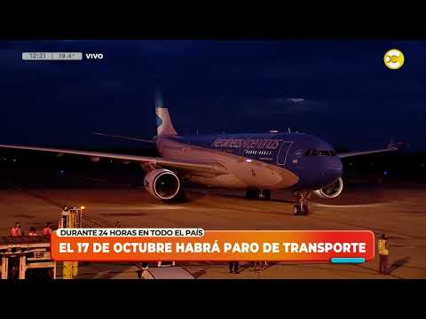 El 17 de octubre habrá paro de transporte durante 24 hs. en todo el país ?LPELDM? 27-09-24