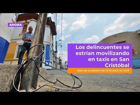 Residentes denuncian el robo de cables de internet y telefonía en San Cristobal l Seguridad